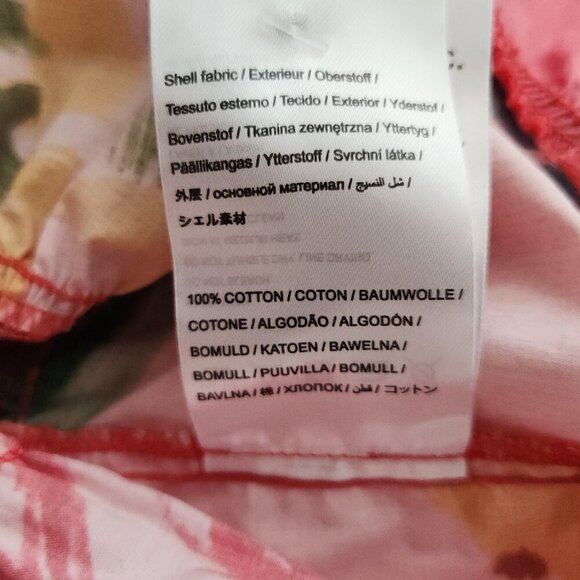 Farm Rio Red Mixed Fruits Ocean Mini Dress Size S - Picture 11 of 11